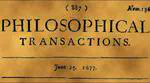 Special Issue of Philosophical Transactions A